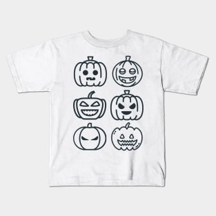 pumpkin carving Kids T-Shirt